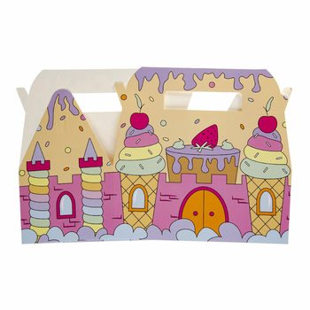Caixa de Menu Infantil Castelo de Gelo - 22,5 x 12 x 9,5 cm (24 un.)