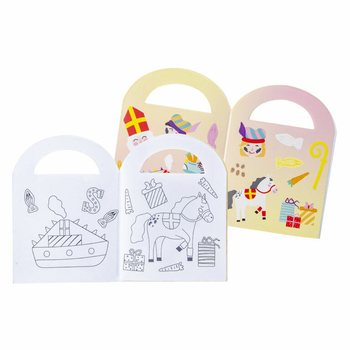 Pequenos Livros de Colorir de S&atilde;o Nicolau com Autocolantes (48 un.)