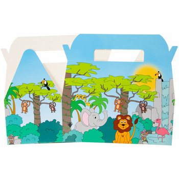CAIXA DE MENU JUNGLE - 22,5 x 12 x 9,5 cm (24 unid.)