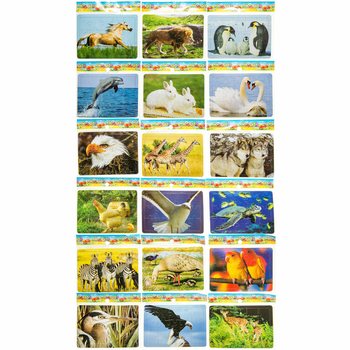 MIX Mini Puzzles de Animais (72 un.)