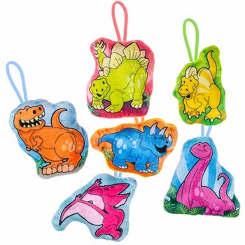 MIX PELUCHES DINOSSAUROS - 13.5 Cm. (24 un.)