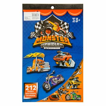 Livro de autocolantes Monster Truck 212 peças (12 un.)