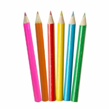 Conjunto de 6 Lápis de Cor 'Meninas'