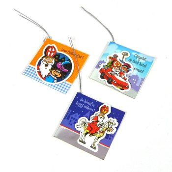 Etiquetas de Presente Sinterklaas São Nicolau (Conjunto de 12)