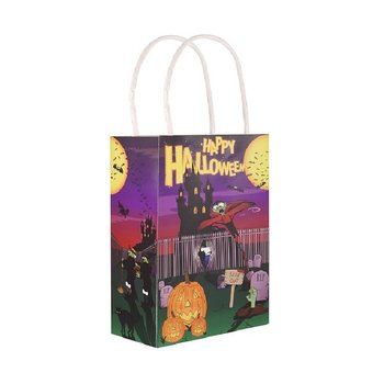 HAPPY HALLOWEEN – SACO DE PRESENTE 14x21x7 Cm. (24 unid.)