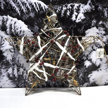 GRANDE ESTRELA DE NATAL LUMINOSA DECORATIVA 45 CM (2 un.)