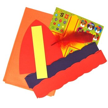 Kit DIY Chap&eacute;u de Pajem e Mitra de S&atilde;o Nicolau (12 unid.)