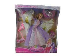 Conjunto de Boneca Princesa e Pégaso com Acessórios