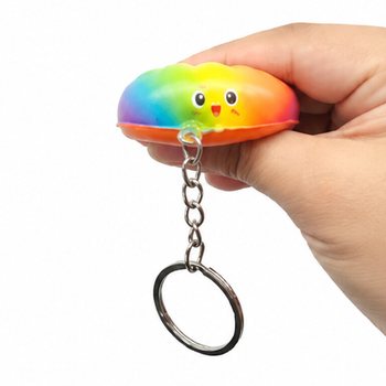 RAGE - PORTA-CHAVES SQUISHY DUMPLINGS - MIX DE CORES - EM EXPOSITOR (24 un.)