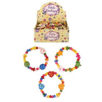 Pulseiras de Madeira para Criança em Expositor (144 un.)