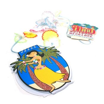 Colar Havaiano com Caderno de Notas (24 un.)