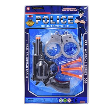 Set de brincar pol&iacute;cia em blister - 2 modelos mistos (6 unidades)