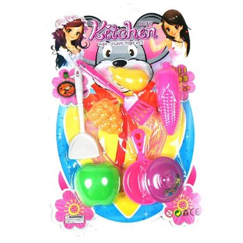 Conjunto de brinquedos de cozinha em cartão (6 peças)