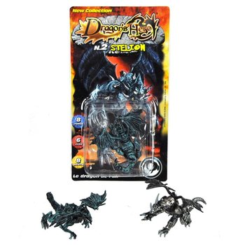 Figuras de Drag&atilde;o Dragon's Hero em Cart&atilde;o (12 un.)