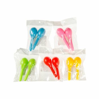 Conjunto de Maracas de Samba com 2 Pe&ccedil;as (12 unid.)