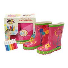 FUNKY WELLIES - Pinta as Tuas Próprias Galochas - Rosa / Tamanho: 26
