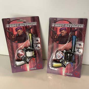 PISTOLA DE FULMINANTES DE 8 TIROS EM CART&Atilde;O (24 un.)