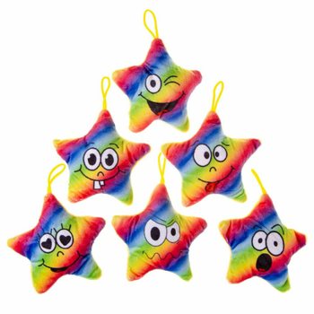 ESTRELAS DE PELUCHE ARCO-ÍRIS (24 unid.)
