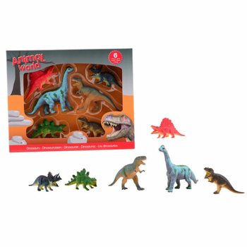 ANIMAL WORLD - Conjunto de Dinossauros (6 Figuras)