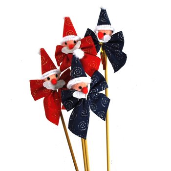 Figura de Natal com La&ccedil;o em Estaca (48 un.)