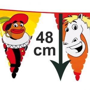 Grinalda de Bandeiras Grande Sinterklaas e Piet 6m (13 un.)