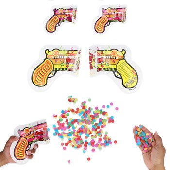 Pistola de Confetes Autoinfl&aacute;vel (100 un.)