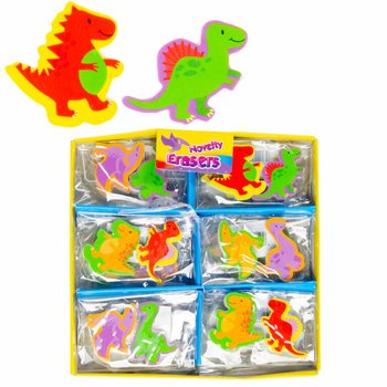 Conjunto de 2 Borrachas DINO em Display (36 un.)