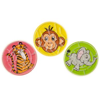 JOGO DE PACIÊNCIA BOLA - MODELO ANIMAIS DA SELVA (80 un.)