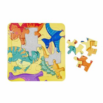 Mix de Puzzles de Dinossauros - 14x14 cm (50 un.)