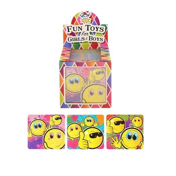 PUZZLE SMILEY – 13 x 12 cm – EM DISPLAY (108 unid)
