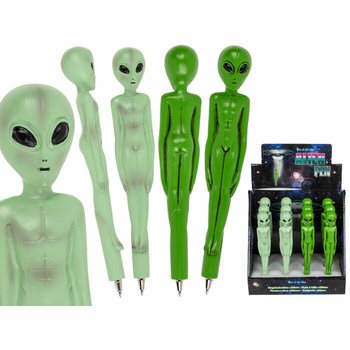 Canetas Alien 3D em Expositor (12 un.) - SUPER BARATO