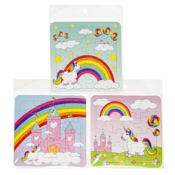 MIX Puzzles de Unic&oacute;rnio - 14 x 14 cm (50 un.)