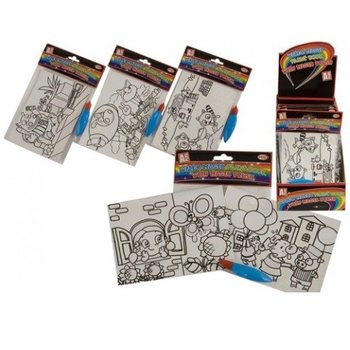 PINTURAS DE ÁGUA MÁGICAS EM EXPOSITOR (24 un.)