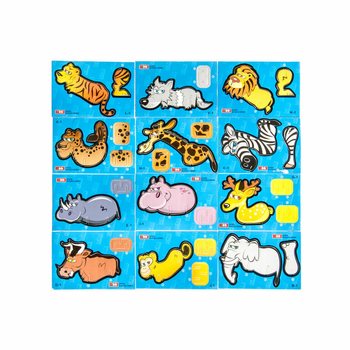 Puzzle 3D Animais Selvagens (48 unid.)