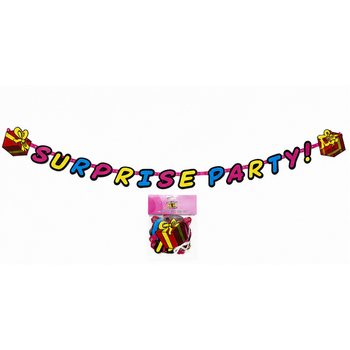 GUIRLANDA SURPRISE PARTY - COMPRIMENTO: 180 CM (6 un.)