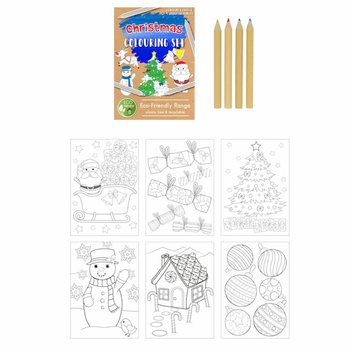Set de Desenho de Natal ECO FRIENDLY - Unicórnio (25 unidades)