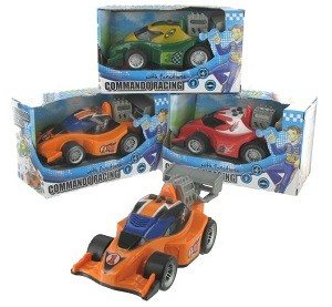 CARRO DE CORRIDAS COM COMANDO POR BOTÕES (6 un.)