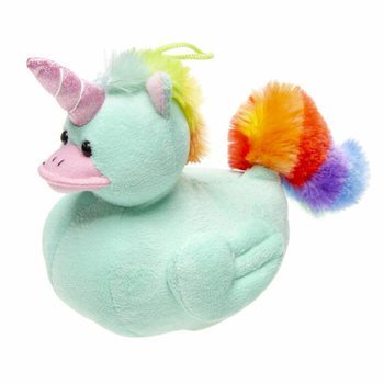 Pato de Peluche Unic&oacute;rnio UNIDUCKZ - Cores Sortidas - 12x24x17 CM (8 un.)