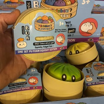 RAGE - Squishy Bun Dumplings GRANDES - ONE SET PU FOAM SQUISHY EDITION (12 un.)