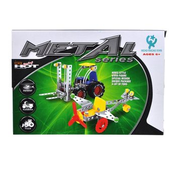 CONSTRÓI O TEU PRÓPRIO AVIÃO DE METAL Kit de 101 Peças (2 un.)