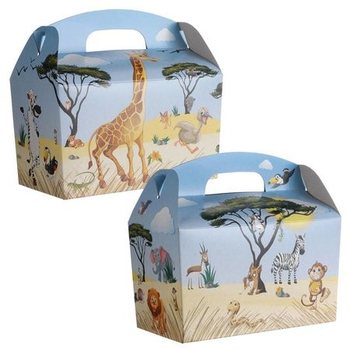 CAIXA DE MENU - ANIMAIS DA SELVA (50 un.)
