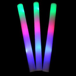 Bast&otilde;es de Espuma LED - Multicoloridos em Display (24 un.)