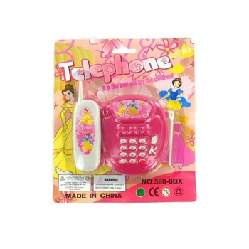 TELEFONE DE BRINQUEDO COM MÚSICA (6 un.)