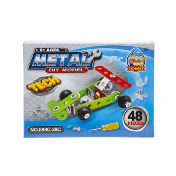Kit de Constru&ccedil;&atilde;o de Carro de Corrida em Metal (Expositor 24 unid.)