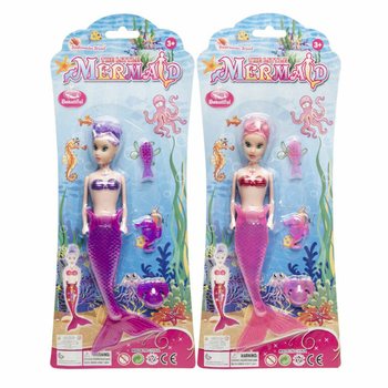 Boneca Sereia em Cartão (6 un.)