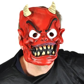 MÁSCARA DE DIABO FLEXÍVEL (6 un.)