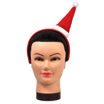 DIADEMA DE GORRO DE NATAL PARA CRIAN&Ccedil;AS (12 unid.)
