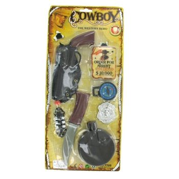 Conjunto de Cowboy em Cartão - Modelo 3 (6 un.)