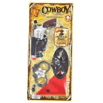 Kit de cowboy em cartela - Modelo 6 (3 peças)