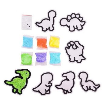 AUTOCOLANTES DINO - CONJUNTO FOAM PUTTY - CRIA OS TEUS AUTOCOLANTES DE ESPUMA (24 un.)